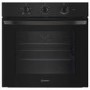 Refurbished Indesit Click&Clean Electric Single Fan Oven - Black