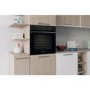 Refurbished Indesit Click&Clean Electric Single Fan Oven - Black