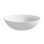 GRADE A1 - Matt White Round Stone Resin Countertop Basin with Waste 420mm - Jade
