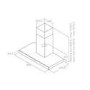 Refurbished Elica 90cm Chimney Cooker Hood - Stainless Steel