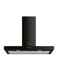 GRADE A1 - Smeg 90cm Chimney Cooker Hood - Black
