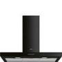 GRADE A1 - Smeg 90cm Chimney Cooker Hood - Black