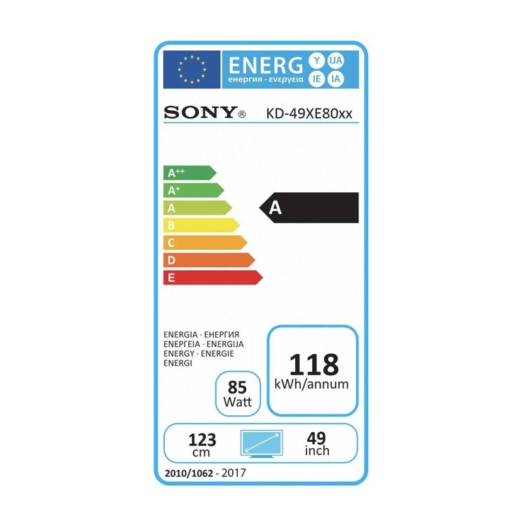 Refurbished Sony Bravia 49" 4K Ultra HD with HDR LED Freeview HD Smart TV