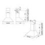 Refurbished Smeg 90cm Chimney Cooker Hood - Stainless Steel