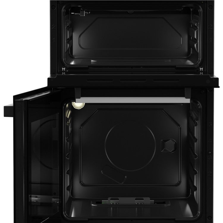 Beko 50cm Double Cavity Gas Cooker - Silver