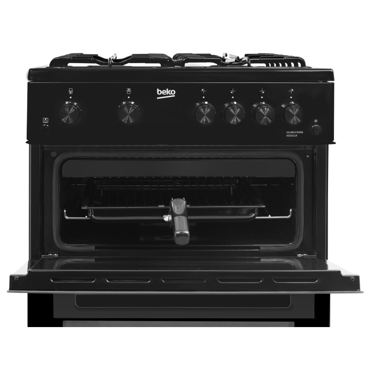 Refurbished Beko KDG611K 60cm Gas Cooker Black