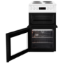 Beko 50cm Double Oven Electric Cooker - White