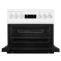 Beko 50cm Double Oven Electric Cooker - White