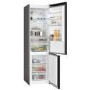 GRADE A1 - Siemens iQ300 363 Litre 70/30 Freestanding Fridge Freezer - Black Steel