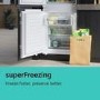 GRADE A1 - Siemens iQ300 363 Litre 70/30 Freestanding Fridge Freezer - Black Steel