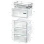 GRADE A1 - Siemens iQ300 363 Litre 70/30 Freestanding Fridge Freezer - Black Steel