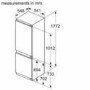 Refurbished Bosch Series 4 KIN86VFE0G Integrated 260 Litre 70/30 Frost Free Fridge Freezer