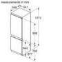 Refurbished Bosch Series 4 260 Litre 60/40 Integrated Fridge Freezer