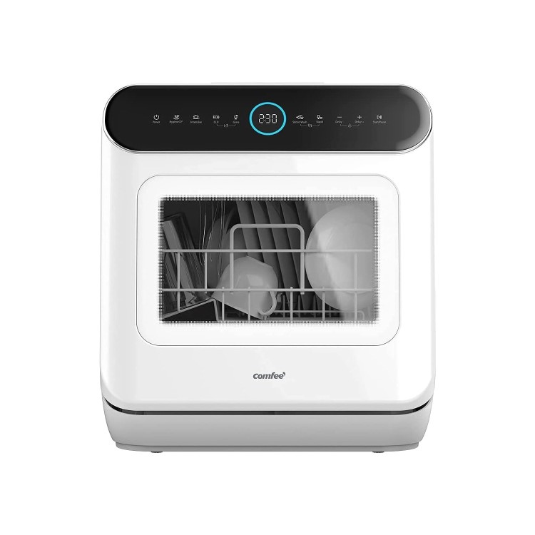 Refurbished Comfee Mini Plus KWH-TD305-W 3 Place Compact Table Top Dishwasher