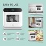 Refurbished Comfee Mini Plus KWH-TD305-W 3 Place Compact Table Top Dishwasher