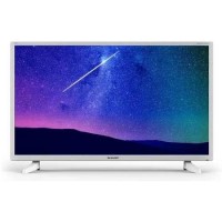 Refurbished Sharp 32" HD Ready LED TV with Freeview HD in White