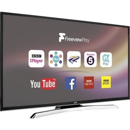 GRADE A1 - JVC LT-39C770 39" 1080p Full HD LED Smart TV with Freeview Play - Wall mount only - No stand provided