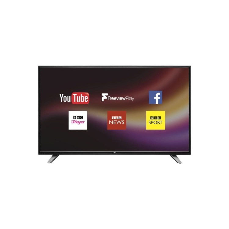 GRADE A1 - JVC LT-48C770 48" 1080p Full HD LED Smart TV with Freeview HD