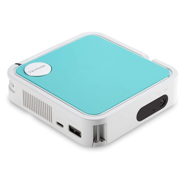 Refurbished ViewSonic M1 Mini Plus Pocket Portable Projector with WiFi Bluetooth & JBL Audio
