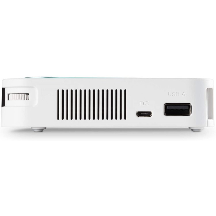 Refurbished ViewSonic M1 Mini Plus Pocket Portable Projector with WiFi Bluetooth & JBL Audio