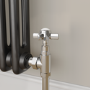 Maesta Chrome Modern Manual Angled Valves pair