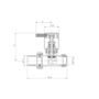 Refurbished Elego Anthracite Gray Modern Manual Straight Radiator Valves Pair