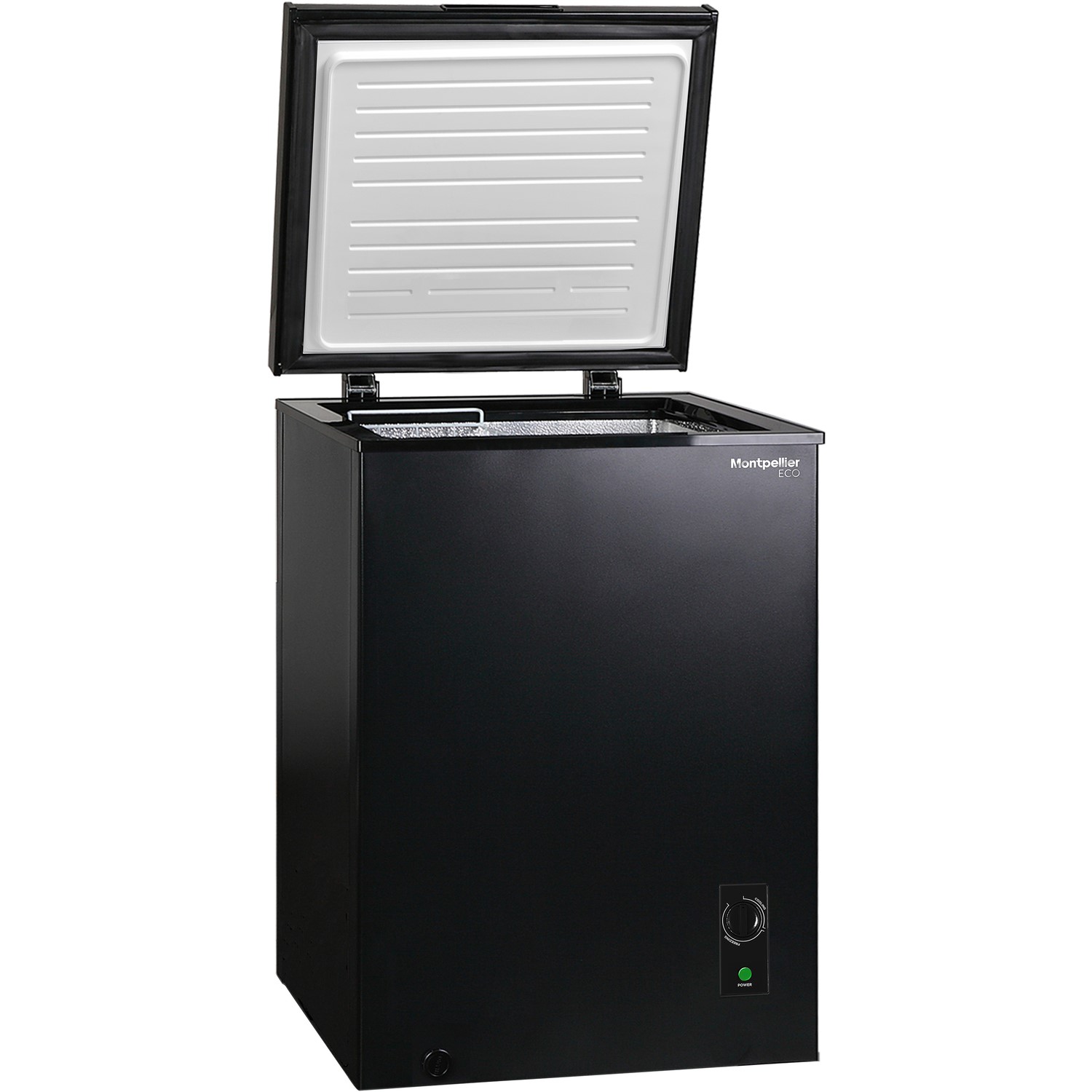 Refurbished Montpellier MCF99BK 99 Litre Chest Freezer Black MCF99BKECO_RF00387983 Appliances
