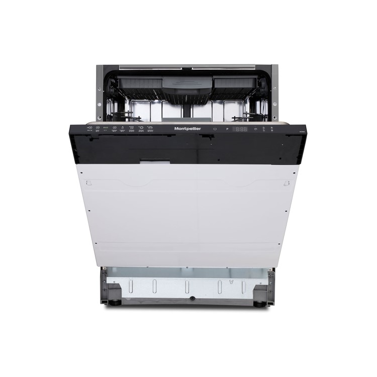 GRADE A2 - Montpellier MDI800 15 Place Fully Integrated Dishwasher With Cutlery Tray