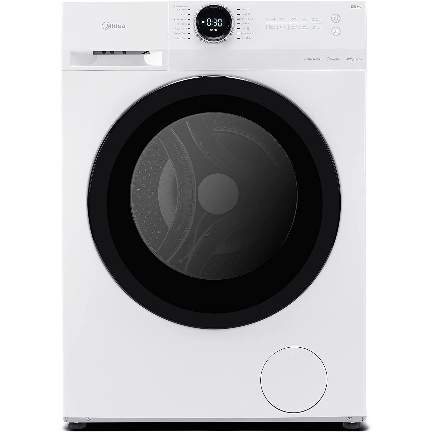 Refurbished Midea MF200W70B/E Freestanding 7KG 1400 Spin Washing Machine