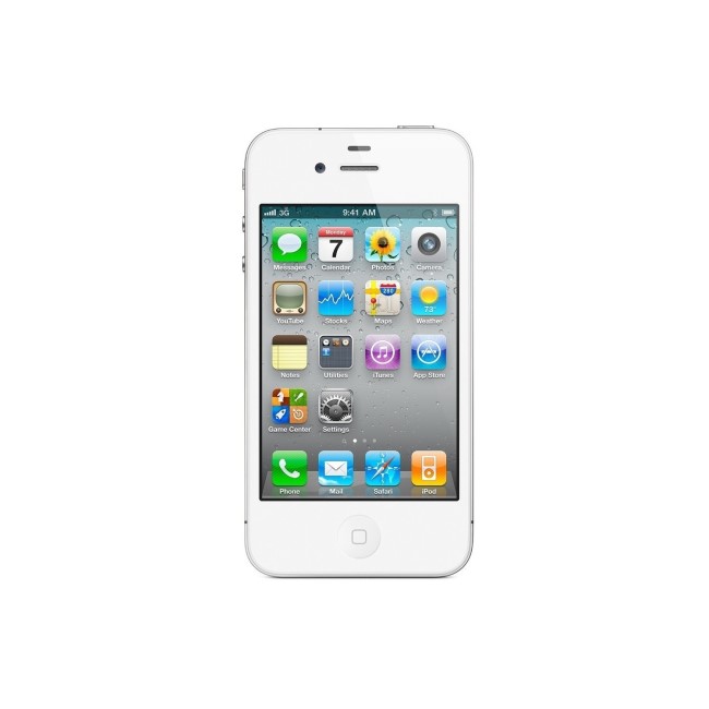 Apple iPhone 4S White 3.5" 8GB 3G Unlocked & SIM Free