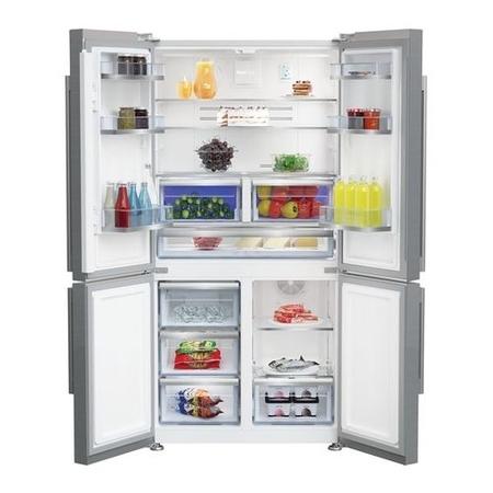 Refurbished Beko MN1416224DPX Freestanding 541 Litre American Fridge Freezer