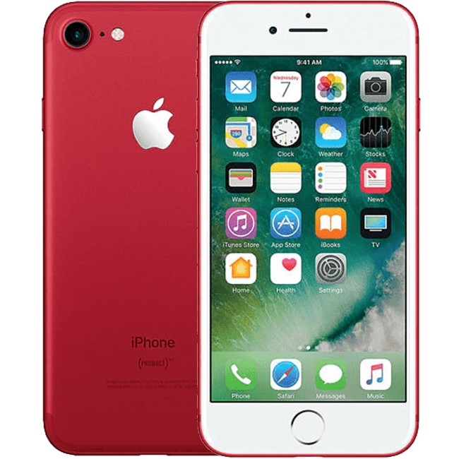 Refurbished Apple iPhone 7 Red 4.7" 128GB 4G Unlocked & SIM Free Smartphone