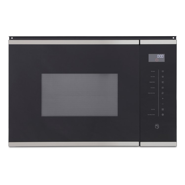 Refurbished Montpellier MWBI73B Built In 25L With Grill 900W Microwave Black 