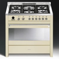 Smeg A1P-9 Opera 90cm Dual Fuel Range Cooker - Cream