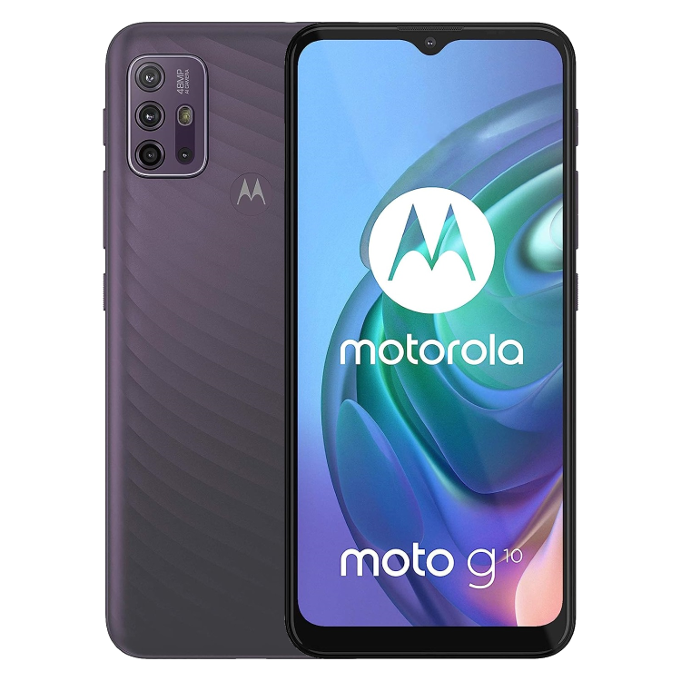 Refurbished Motorola Moto G10 Aurora Grey 6.5" 64GB 4G Unlocked & SIM Free Smartphone