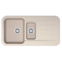 ONLY OPENED - Franke PBG651CF Pebel 1.5 Bowl Reversible Drainer Fragranite Composite Sink In Coffee
