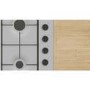 Refurbished Bosch Series 2 60cm 4 Burner Gas Hob - Stainless Steel