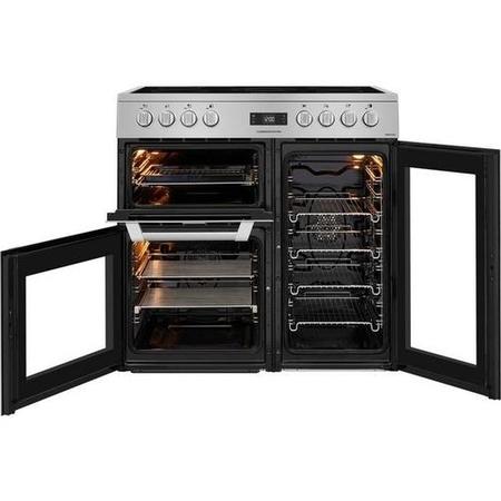 Refurbished Leisure PR90C530X 90cm 5 Zone Electric Range Cooker