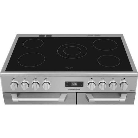 Refurbished Leisure PR90C530X 90cm 5 Zone Electric Range Cooker
