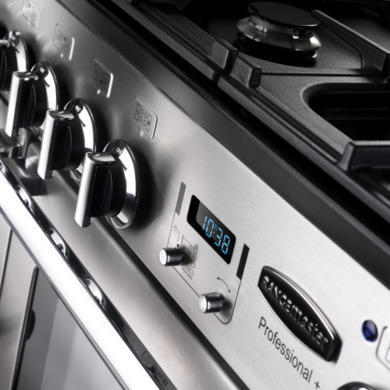 Rangemaster Professional Plus 100cm Gas Range Cooker - Black