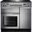 Rangemaster Professional Plus 90cm Electric Induction Range Cooker - Stainless Steel