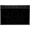 Rangemaster 91740 Professional Plus Cranberry 90cm Electric Range Cooker With Induction Hob