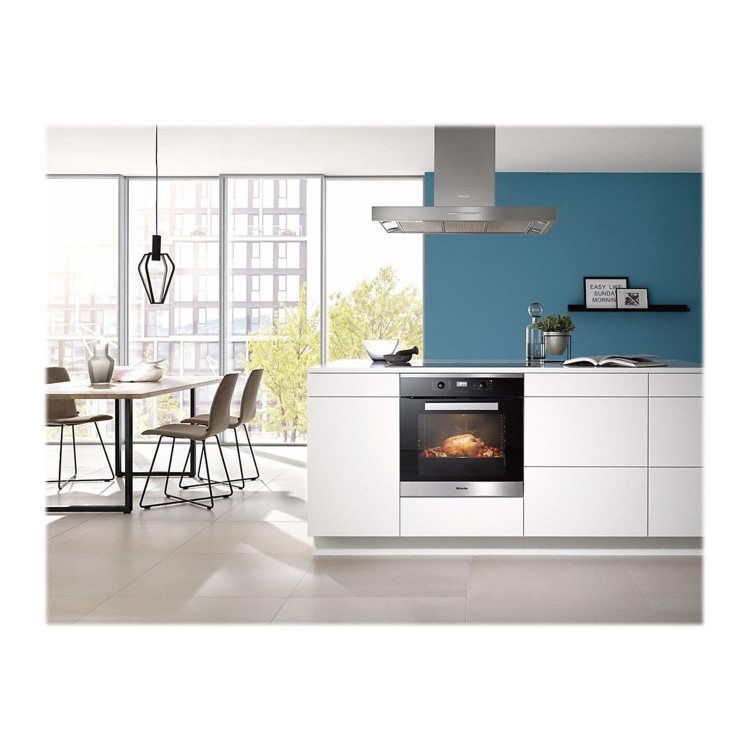 Refurbished Miele 90cm Island Cooker Hood With LED Lighting Stainless Steel