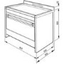 GRADE A2 - Light cosmetic damage - Smeg A1PYID-7 Opera 90cm Electric Range Cooker With Induction Hob - Stainless Steel