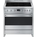 A1PYID-9 Smeg Opera 90cm Electric Induction Range Cooker - Stainless Steel