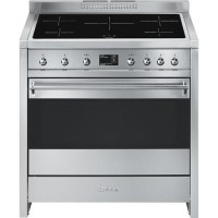 Smeg Opera 90cm Electric Induction Range Cooker - Stainless Steel Smeg Opera 90cm Electric Induction Range Cooker - Stainless Steel