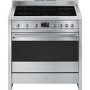 Smeg Opera 90cm Electric Induction Range Cooker - Stainless Steel