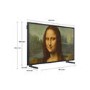 Refurbished Samsung The Frame 32" 1080p Full HD with HDR QLED Freeview HD Smart TV