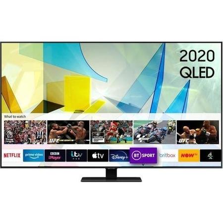 Refurbished Samsung 55" 4K with Quantum HDR 1500 QLED Freesat HD Smart TV