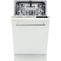 Refurbished Sharp QW-S12I492X-EN 10 Place Integrated Dishwasher